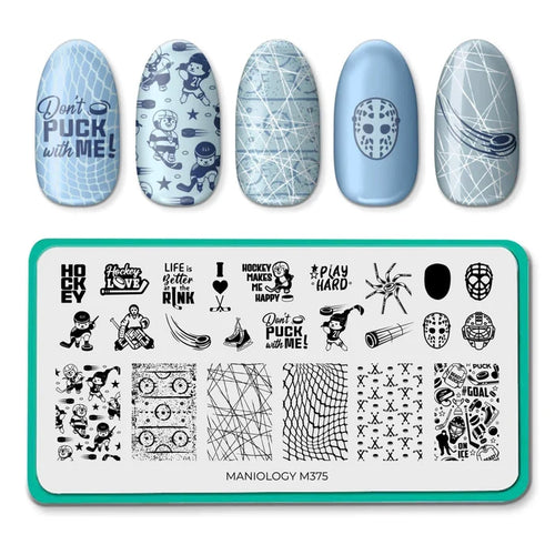 Maniology Stamping Plate | Puck It - M375