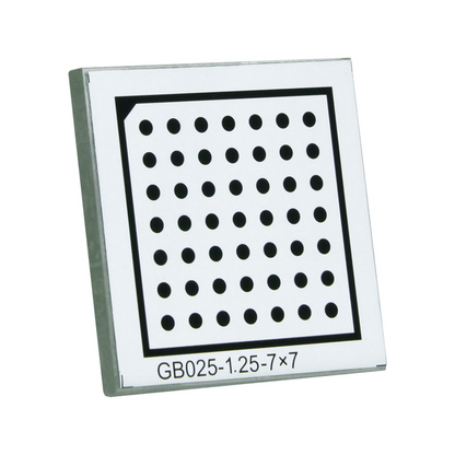 Manufacturing Precision ±10μm Acrylic Dot Calibration Target compatible with Halcon (25x25mm 7x7) CT20010501