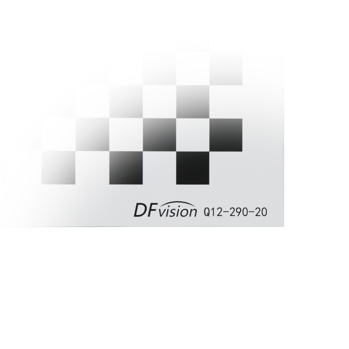 Manufacturing Precision ±5μm White Glass Checkerboard Calibration Target (290x230mm 12x9) CT20020101