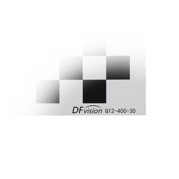 Manufacturing Precision ±5μm White Glass Checkerboard Calibration Target (400x300mm 12x9) CT20020102
