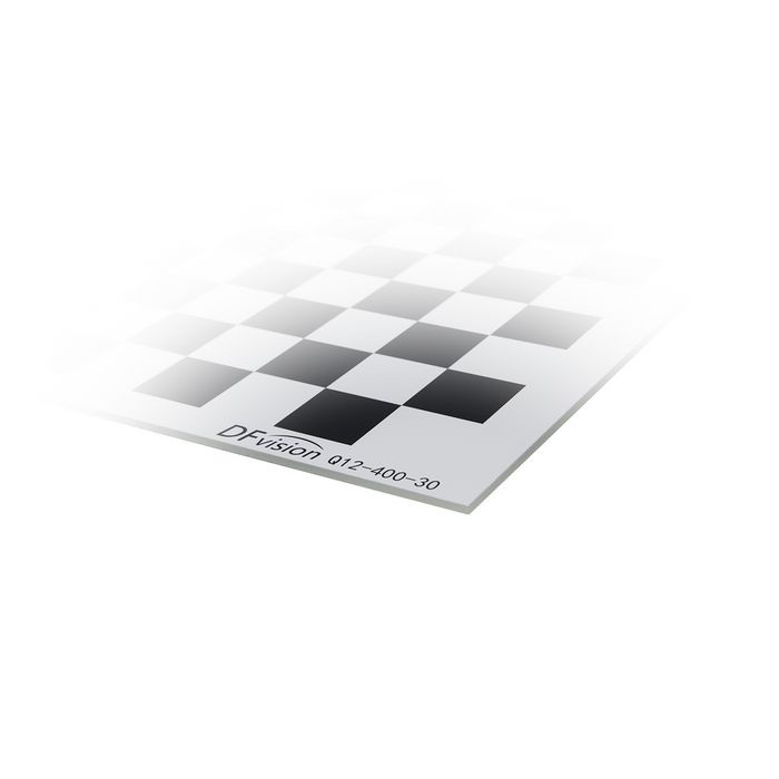 Manufacturing Precision ±5μm White Glass Checkerboard Calibration Target (400x300mm 12x9) CT20020102