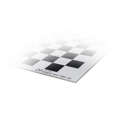 Manufacturing Precision ±5μm White Glass Checkerboard Calibration Target (400x300mm 12x9) CT20020102