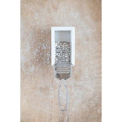 Marble and Stainless Steel Cheese Grater