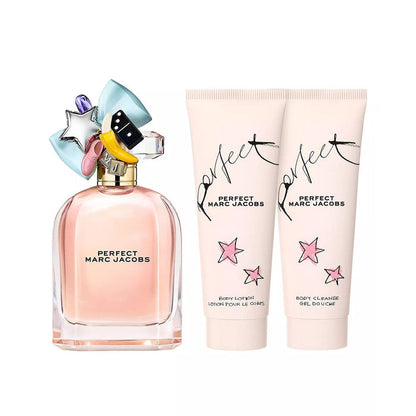 Marc Jacobs Perfect Eau De Parfum 100ml & Shower Gel 75ml & Body Lotion 75ml Gift Set