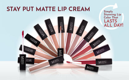 Marilyn Stay Put Matte Lip Cream | Stunning Kiss-Proof Lipstick