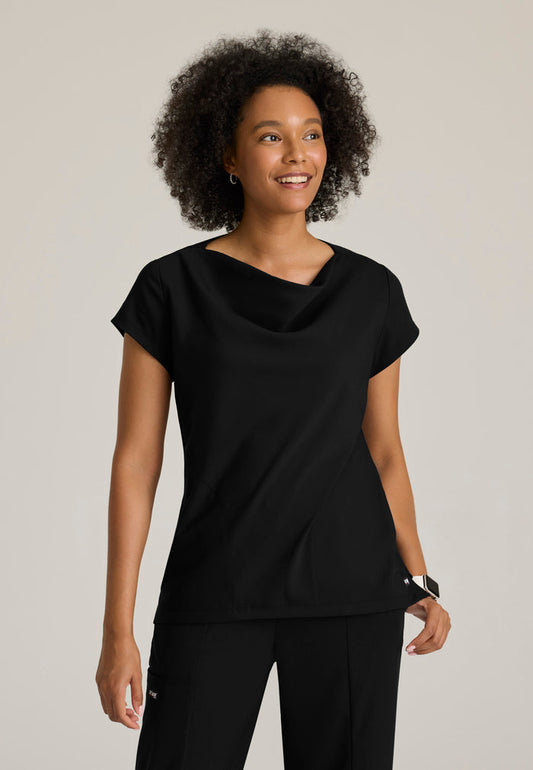 Marisol Top - Black - Grey's Anatomy Scrubs