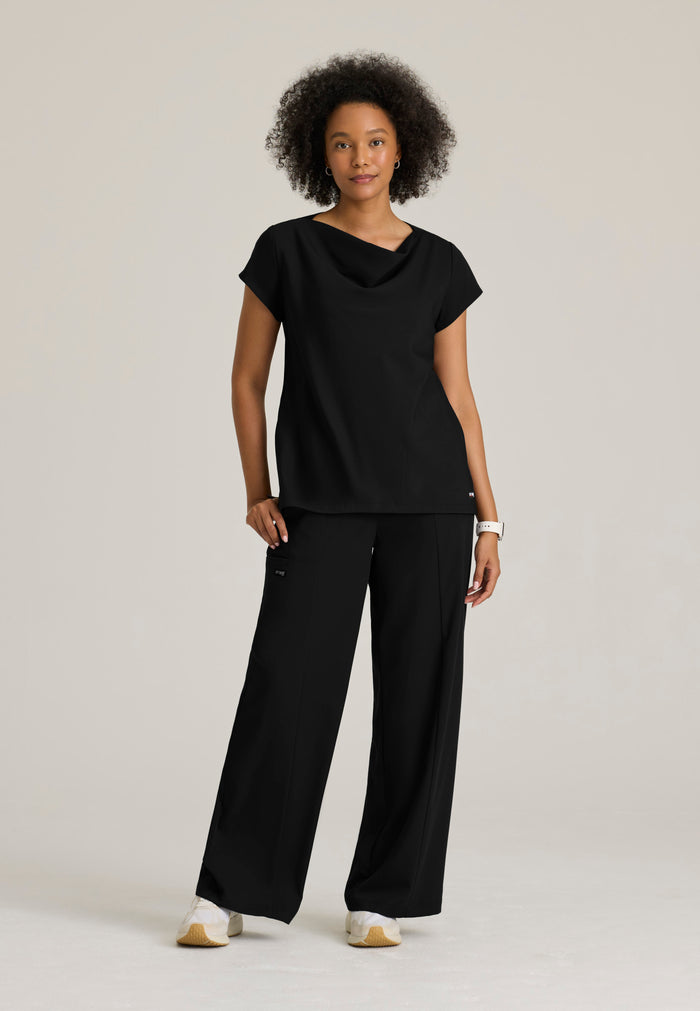 Marisol Top - Black - Grey's Anatomy Scrubs