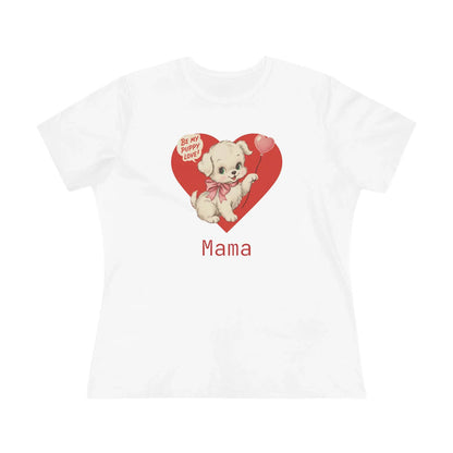 Matching Valentine Tee | Mama Puppy Love - Personalizable