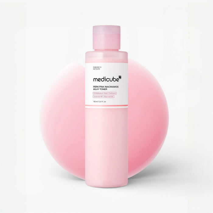medicube PDRN Pink Niacinamide Milky Toner 150ml | VGLE Beauty Canada