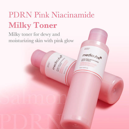 medicube PDRN Pink Niacinamide Milky Toner 150ml | VGLE Beauty Canada