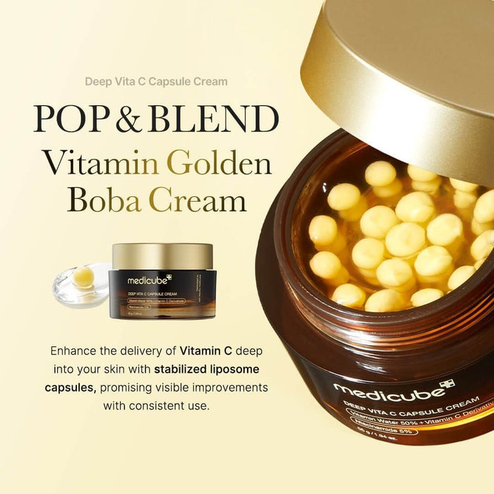 medicube Deep Vita C Capsule Cream 55g – Skin Care | Korean Skincare Canada - VGLE Beauty