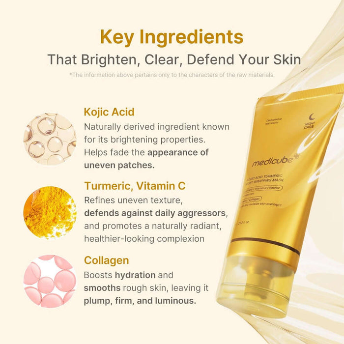 Medicube Kojic Acid Turmeric Night Wrapping Mask 75ml