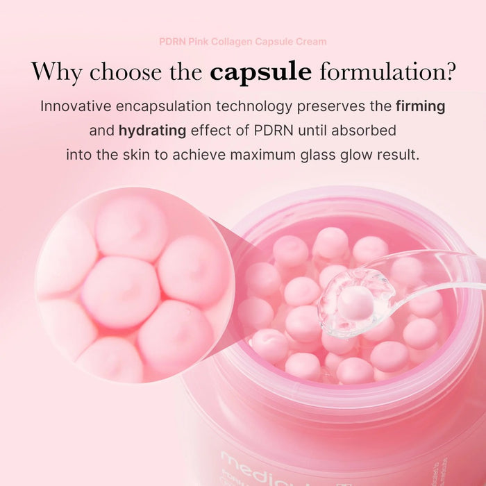 MEDICUBE PDRN Pink Collagen Capsule Cream 55g | VGLE Beauty Canada