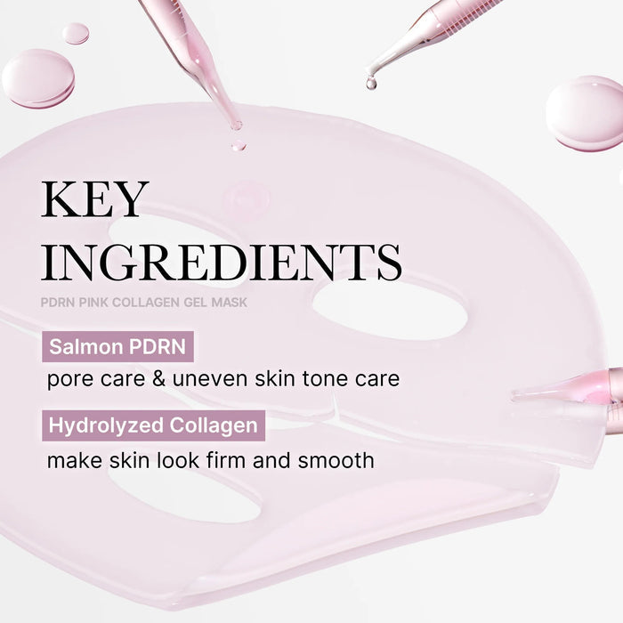 medicube PDRN Pink Collagen Gel Mask 4 Pack | VGLE Beauty Canada