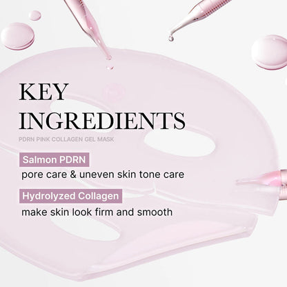 medicube PDRN Pink Collagen Gel Mask 4 Pack | VGLE Beauty Canada