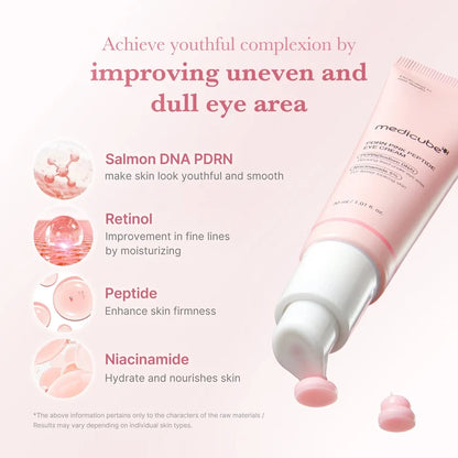 Medicube PDRN Pink Peptide eye cream - 30ml - K-Beauty Studio Belgium Antwerp