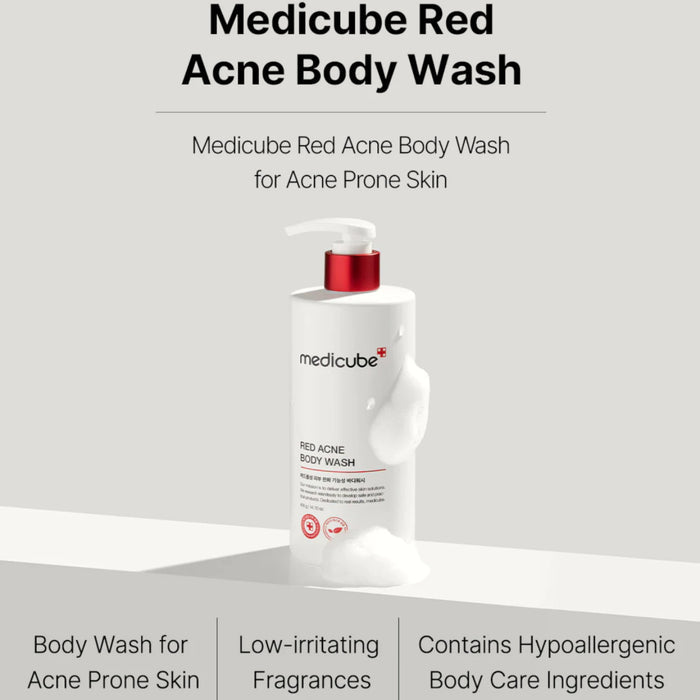 medicube Red Acne Body Wash 2.0 400g | VGLE Beauty Canada