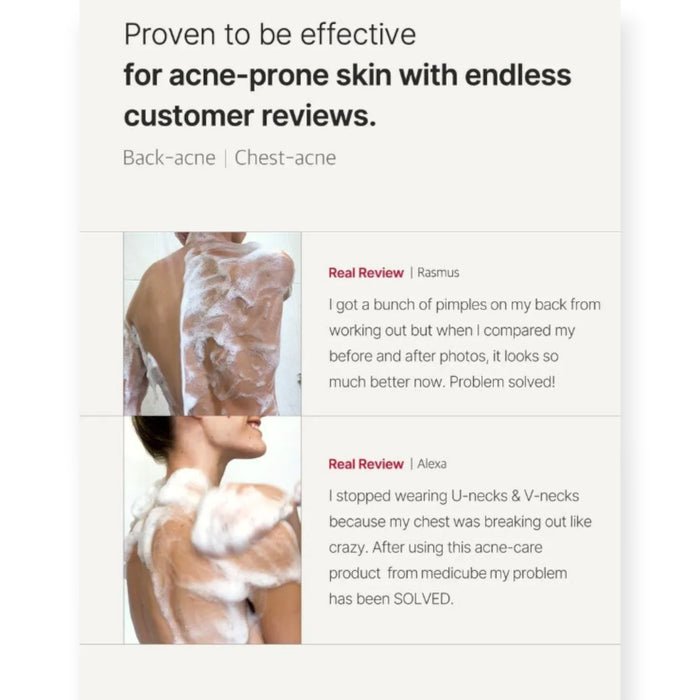 medicube Red Acne Body Wash 2.0 400g medicube