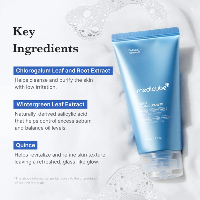medicube Zero Foam Cleanser 120g