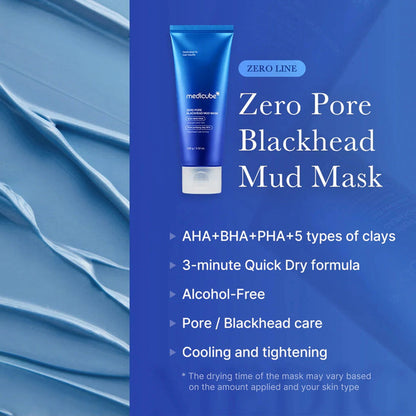 medicube Zero Pore Blackhead Mud Mask 100g | VGLE Beauty Canada