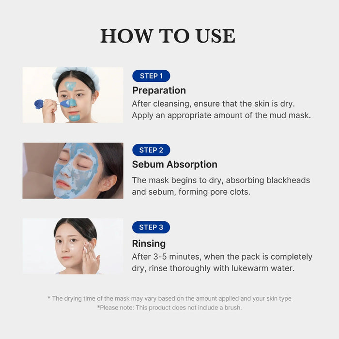 medicube Zero Pore Blackhead Mud Mask VGLE Studios