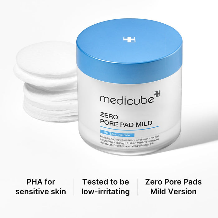 medicube Zero Pore Madecassoside Pads Mild | VGLE Beauty Canada