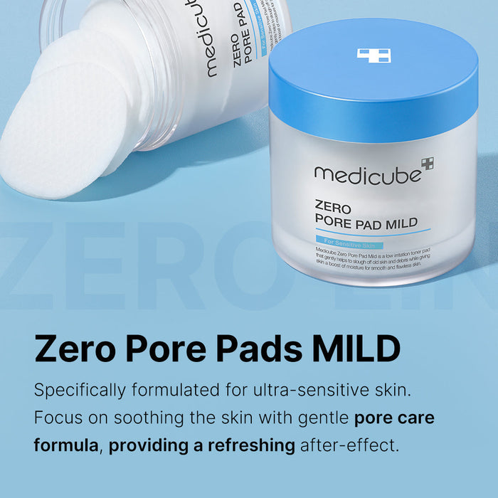 medicube Zero Pore Madecassoside Pads (Mild) medicube