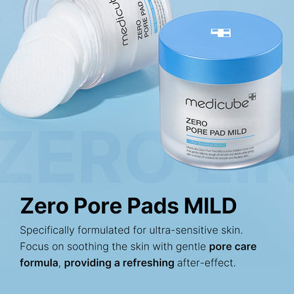 medicube Zero Pore Madecassoside Pads (Mild) medicube