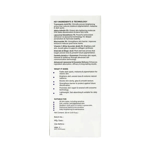 Medispot Advanced Brightening And Depigmenting Face Serum