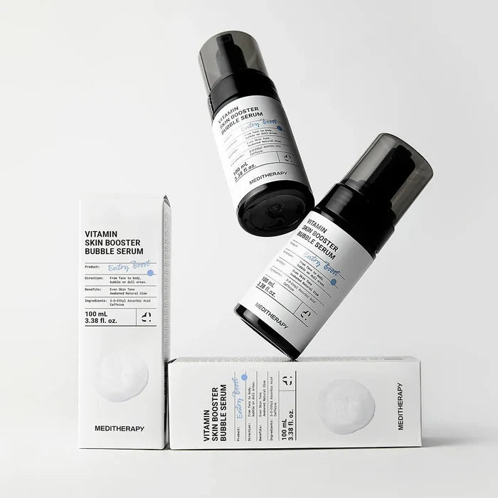 Meditherapy Vitamin Skin Booster Bubble Serum 100ml سيروم الفقاعات المعزز للبشرة بالفيتامينات من ميديثيرابي - Princess Cosmetics Qatar