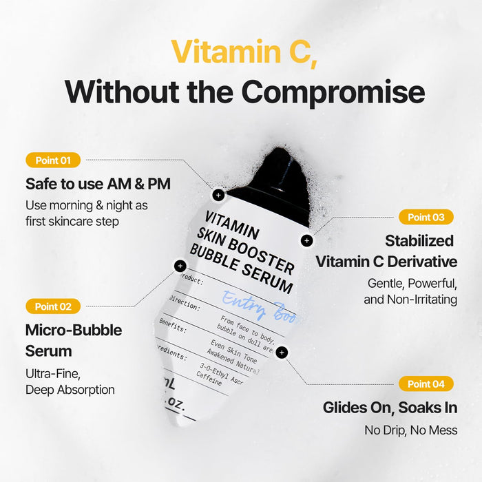 Meditherapy Vitamin Skin Booster Bubble Serum 100ml سيروم الفقاعات المعزز للبشرة بالفيتامينات من ميديثيرابي - Princess Cosmetics Qatar