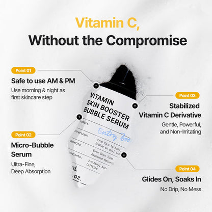 Meditherapy Vitamin Skin Booster Bubble Serum 100ml سيروم الفقاعات المعزز للبشرة بالفيتامينات من ميديثيرابي - Princess Cosmetics Qatar
