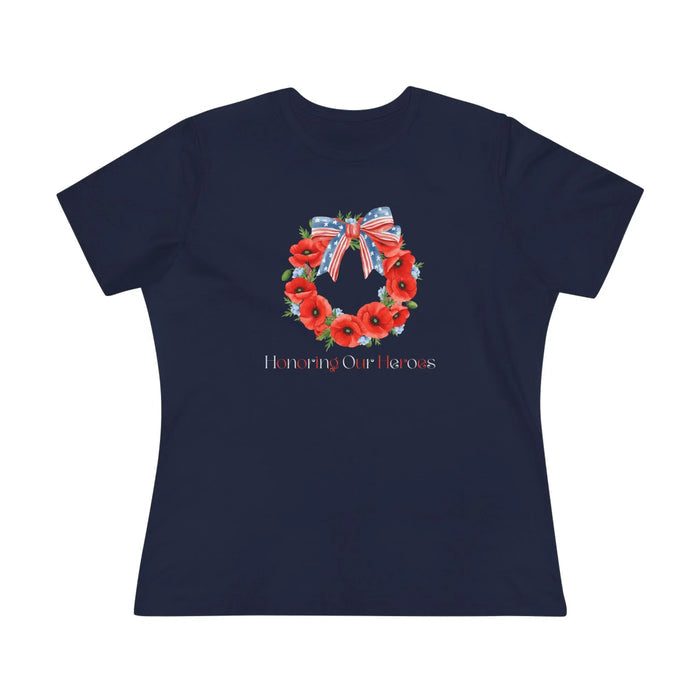 Memorial Day 'Honoring Our Heroes' Wreath - Women's Tee - Whippie's