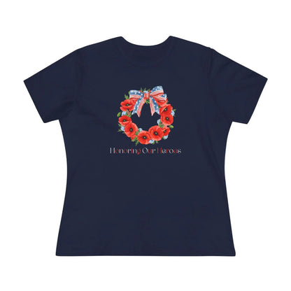 Memorial Day 'Honoring Our Heroes' Wreath - Women's Tee - Whippie's