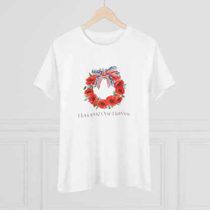 Memorial Day 'Honoring Our Heroes' Wreath - Women's Tee - Whippie's