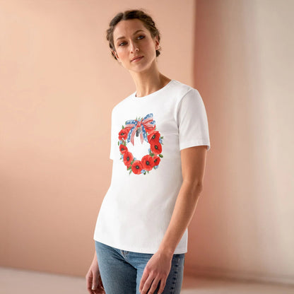 Memorial Day 'Never Forget' Wreath - Women's Tee - Whippie's