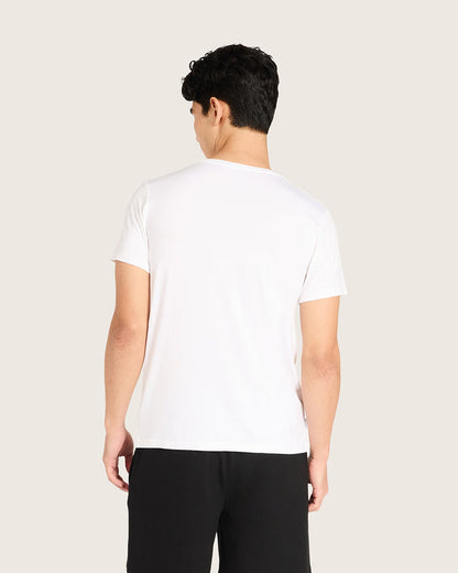 Men's Base Layer Crew Neck T-Shirt - White