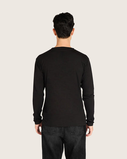 Men's Classic Long Sleeve T-Shirt - Black