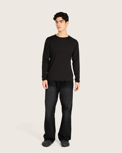 Men's Classic Long Sleeve T-Shirt - Black