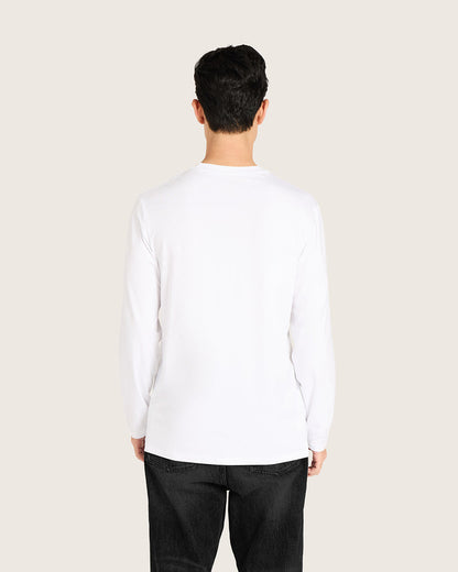 Men's Classic Long Sleeve T-Shirt - White