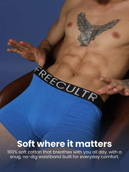 Men's Cotton Stretch Trunks – Pack of 2