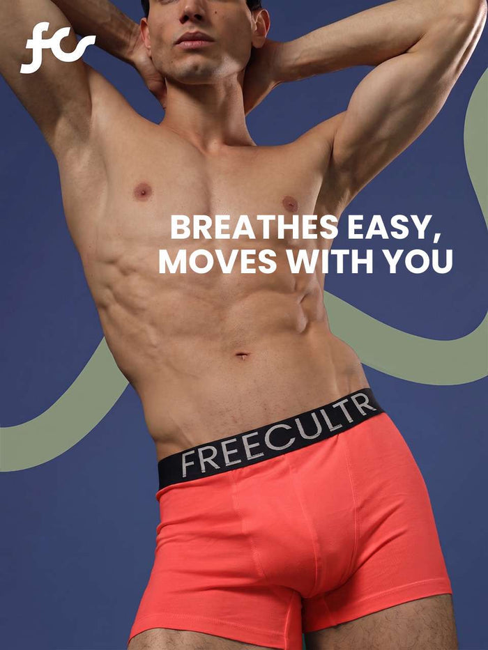 Men's Cotton Stretch Trunks – Pack of 3
