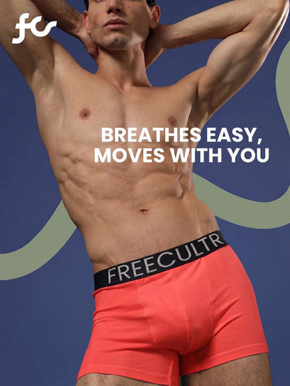 Men's Cotton Stretch Trunks – Pack of 3