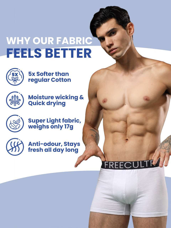 Men's Cotton Stretch Trunks – Pack of 4