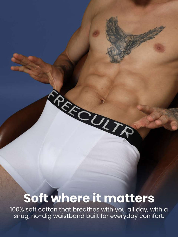 Men's Cotton Stretch Trunks – Pack of 4