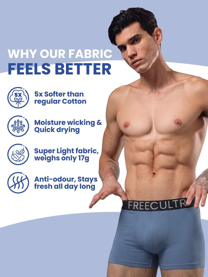 Men's Cotton Stretch Trunks – Pack of 5