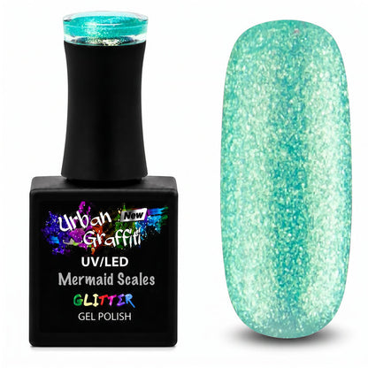 Mermaid Scales - UGGP-A0920 Urban Graffiti - Ocean Green Gel Polish 15ml