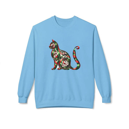 🐱 Merry Meowmas! 🎄 Unisex Fleece Sweatshirt 🎁 - Whippie's
