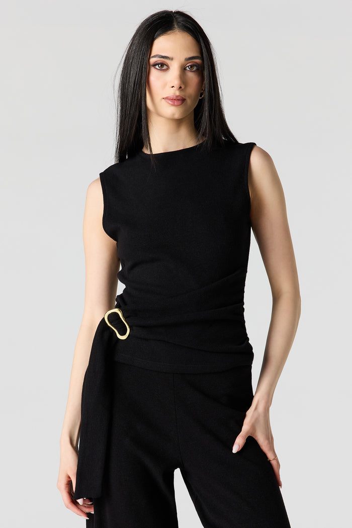Metal Ring Wrap High Neck Tank