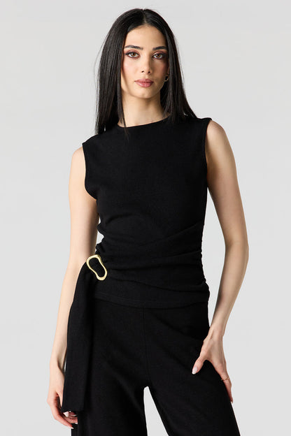 Metal Ring Wrap High Neck Tank